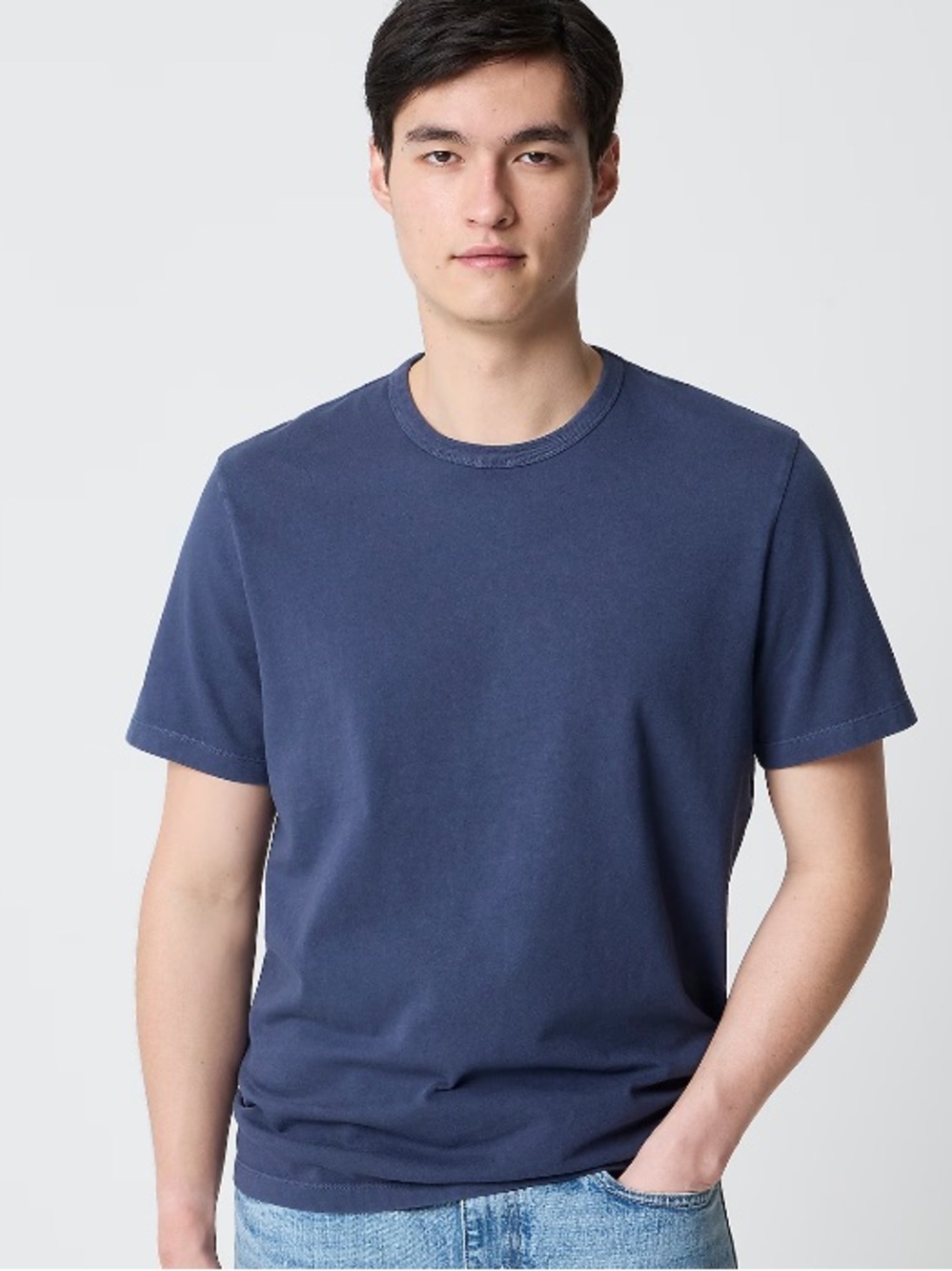 J crew navy Garment-dyed tee